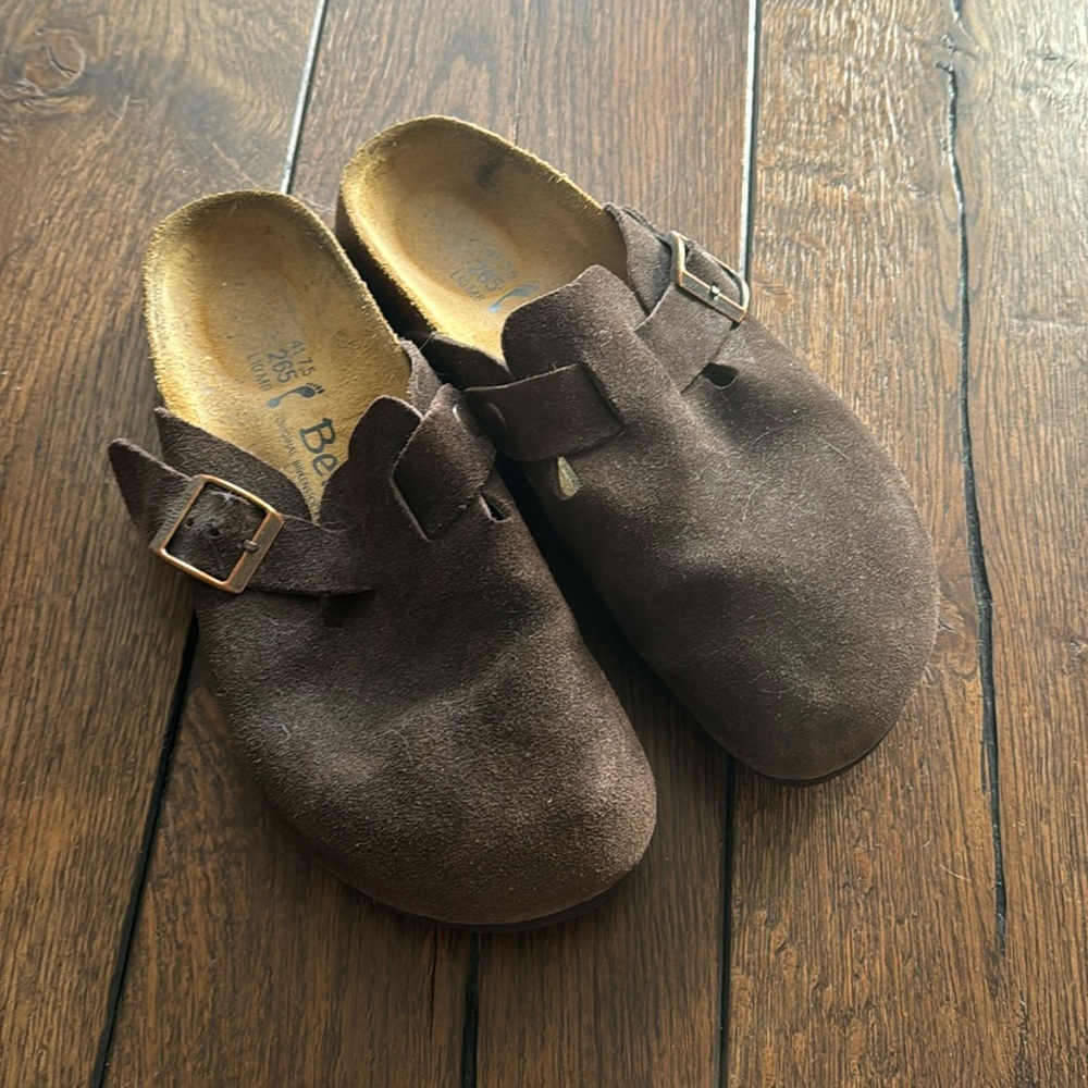 Birkenstock Betula Brown Boston Clogs Slip On sz. 10